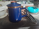 蘇氏陶瓷茶水分離杯辦公杯帶蓋過(guò)濾杯大容量泡茶杯當朝一品節日禮物 藍色 曬單實(shí)拍圖