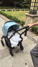 博格步（BUGABOO）荷蘭Bugaboo Bee6博格步多功能輕便城市型雙向可折疊嬰兒推車 黑架水霧藍(lán) 黑座 曬單實拍圖