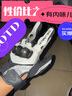 車輪不息摩托車手套夏季騎行碳纖維四季通用防潑水機車裝備男女半指全指觸 白色（四季款12°以上可用） L碼(掌寬8.5-9.5cm) 曬單實拍圖