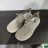七匹狼冬季透氣男鞋2025新款休閑鞋男輕便薄款軟底帆布鞋舒適百搭板鞋男 卡其灰 41 曬單實(shí)拍圖
