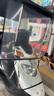 浪漫西施電動(dòng)車(chē)雨棚蓬摩托車(chē)遮陽(yáng)傘電瓶車(chē)遮雨棚三輪車(chē)擋風(fēng)防曬方便穩固 平板單面L7【黑色字母】 車(chē)有后視鏡拍 曬單實(shí)拍圖