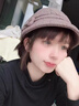 恒源祥帽子女中年媽媽秋冬洋氣毛呢盆帽棉帽奶奶老太太老人保暖冬帽圍巾 卡其色 均碼 曬單實(shí)拍圖