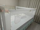 KDE嬰兒床圍欄防摔護(hù)欄寶寶床邊防摔安全防護(hù)欄兒童床上防掉床擋板 [M7]雅灰【U型底座-免打孔】 三面裝丨2.0米床【2.0+2.2+2.2】 曬單實(shí)拍圖