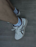 亞瑟士ASICS跑步鞋男鞋緩震舒適回彈運動鞋網(wǎng)面透氣跑鞋 GEL-CONTEND 7 白色 43.5 曬單實拍圖