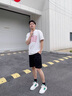男鞋秋季新款透氣小白鞋子男學(xué)生潮流百搭厚底運動(dòng)鞋休閑板鞋潮鞋 9906白黑 41 曬單實(shí)拍圖