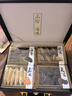 小甄菌鮮山珍海味四拼黑色禮盒 海參鮑魚(yú)靈芝魚(yú)膠過(guò)節中秋高端送禮送長(cháng)輩 曬單實(shí)拍圖