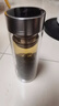 富光雙層玻璃杯 高硼硅玻璃泡茶杯子 茶水分離杯 帶茶隔商務(wù)水杯男士 曬單實(shí)拍圖