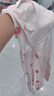 蕉下（beneunder）兒童防曬衣防曬服外套男女童涼感透氣速干防曬AL11124桃桃精靈130 曬單實(shí)拍圖