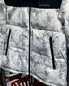 波司登（BOSIDENG）【反季】羽絨服國(guó)標(biāo)90絨男女情侶冬季短款潮流涂鴉連帽外套 雪嶺山脈9BE9 2XL 180/100A 曬單實(shí)拍圖