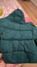 KOLON SPORT/可隆中量羽絨服 男女同款戶(hù)外露營(yíng)防風(fēng)透濕耐磨高蓬鵝絨外套 LUDJ4WT526-DG 深綠色 L 175/96A 曬單實(shí)拍圖