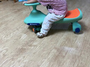 babycare扭扭車(chē) 溜溜車(chē) 寶寶搖擺車(chē)男女 兒童平衡車(chē)3歲以上 靜音輪 【騎溜組合】紐奇路綠+三輪車(chē)白 曬單實(shí)拍圖