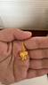 周大福傳承禮物福祿葫蘆傳承足金黃金吊墜項鏈F234569(工費:920計價(jià))古法 45cm 足金 約10.91g 曬單實(shí)拍圖