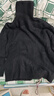 GENIOLAMODE高領(lǐng)毛衣男士冬季加絨羊絨針織衫男生毛線衣服 黑色 2XL 曬單實(shí)拍圖