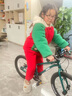 Nabiis那貝斯兒童自行車7-12-14歲鋁合金青少年城市超輕學生單車24寸粉 曬單實拍圖