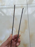 烤肉夾子不銹鋼韓式家用加長(cháng)燒烤夾加厚自助餐草莓夾面包商用 本色小號 曬單實(shí)拍圖