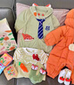 G.DUCKKIDS小黃鴨童裝嬰兒羽絨服連體衣冬裝男女寶寶加厚保暖爬服白鴨絨抱衣 桔紅色寶寶外出服 73 尺碼建議7-9個(gè)月CM 曬單實(shí)拍圖