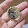 光泉藏品 2015年羊年生肖幣紀(jì)念幣二羊  二輪羊 紀(jì)念幣 單枚（帶小圓盒） 曬單實(shí)拍圖
