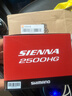 SHIMANO 禧瑪諾新款SIENNA FG紡車(chē)輪海釣路亞輪輕量遠投漁輪魚(yú)線(xiàn)輪 2500HG高速比6.2 曬單實(shí)拍圖