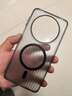 猩球衛士高級感防指紋適用華為mate70Pro/Pro+通用磁吸瓦楞手機殼保護套超薄行李箱條紋磨砂個(gè)性透明外殼黑 曬單實(shí)拍圖