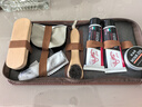 天易潔無(wú)色黑色真皮綿羊油皮衣皮鞋皮包貂油護理套裝收納工具刷子八件套 皮具護理收納八件套【黑色*2】 曬單實(shí)拍圖