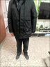 皮爾卡丹棉衣外套男冬季款保暖加厚棉服可脫卸內膽外套一衣三穿中長(cháng)款棉襖 黑色 【內膽可脫卸】 2XL 曬單實(shí)拍圖