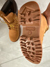 添柏嵐（Timberland）官方踢不爛女鞋大黃靴高幫厚底增高防潑水|A6GCF A6GCF754/小麥色 36 曬單實拍圖