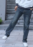 森馬（Semir）森柔牛仔|牛仔褲男貓須復古做舊直筒褲2025冬季長褲109725124102 曬單實拍圖