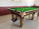 獵鋼狼包安裝 大理石臺球桌標準型成人家用美式黑八桌球臺臺球商用 9尺 金腿自動(dòng)回球高配款 曬單實(shí)拍圖