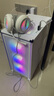 愛(ài)國者YOGO T21大機箱臺式ATX大板MATX風(fēng)冷360水冷電競游戲電腦臺式機主機箱 白色（玻璃側透）+風(fēng)扇*3 曬單實(shí)拍圖