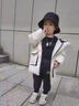 G.DUCKKIDS新品小黃鴨兒童加厚棉褲男童加絨褲子冬季女童保暖長(zhǎng)褲外穿潮童褲 三層保暖褲【黑色】 90 適合身高90cm 曬單實(shí)拍圖
