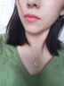JOLEE項鏈S925銀時尚輕奢黃水晶彩色寶石飾品吊墜送女生七夕情人節(jié)禮物 曬單實拍圖