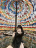 CinvaiKrose 秋冬季旅游斗篷披肩女高級(jí)感保暖外搭大外套披風(fēng) 水墨色 曬單實(shí)拍圖