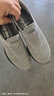 斯凱奇（Skechers）閃穿鞋休閑男鞋一腳蹬支撐緩震健步鞋舒適輕質(zhì)耐磨運動鞋 灰色/GRY 42.5 曬單實拍圖