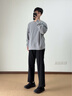 迪桑特（DESCENTE）DESCENTE迪桑特DUALIS系列通勤男女款PRIME GTX WIRE 2.0休閑鞋 男子BK-黑色-D5431DSN34 41 曬單實(shí)拍圖