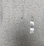 優(yōu)衣庫女裝羅紋亨利領(lǐng)T恤/長(cháng)袖修身短款內搭打底25新款479591 02 淺灰色 XL /165/92A 曬單實(shí)拍圖