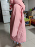 圖圖小象女童羽絨服兒童加厚保暖長(cháng)款雙面穿外套 粉色  160 身高約160cm 曬單實(shí)拍圖
