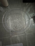 優(yōu)勤（YOUQIN）微波爐防油罩耐高溫防濺蓋家用廚房熱菜罩微波爐加熱保溫罩可疊加 透明色-大號【耐高溫/易清洗】 曬單實(shí)拍圖