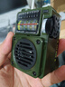 漢榮達  HRD-700升級版袖珍全波段收音機廣播藍牙音響TF卡播放老人機聽(tīng)戲機支持APP遙控支持耳機 軍綠色升級版 曬單實(shí)拍圖