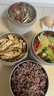 沃德百惠（WORTHBUY）保溫飯盒上班族可微波爐加熱便當盒316不銹鋼學生便攜多層飯桶 316款米色：大小各2個+餐具+方袋 曬單實拍圖