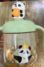 貝親兒童牛奶杯1-3歲寶寶喝水喝奶PPSU直飲奶瓶雙吸管水杯 綠色330mL 曬單實(shí)拍圖