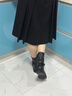 愛(ài)步（ECCO）靴子女 2025新款時(shí)尚經(jīng)典百搭女士牛皮靴子 都市阿姆222083 黑色22208351052 39 曬單實(shí)拍圖