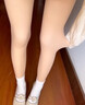 珀萊雅光腿神器女秋冬加厚加絨絲襪女裸感超自然防勾絲肉色打底連褲襪 白皙膚-連腳 1條 均碼 -薄絨款（適合10-20℃) 曬單實(shí)拍圖