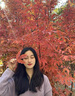 妍莉芬（yanlifen）慵懶風(fēng)寬松長袖紫色毛衣女2025秋季小個子碎花連衣裙穿搭女裝套裝 紫色毛衣+碎花裙 XL 60/65kg 曬單實(shí)拍圖