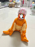G.duck小黃鴨嬰兒爬行服寶寶拖地爬爬服兒童連體衣服春秋裝懶人擦地薄款 桔色包手包腳  薄 春秋 90cm 18斤-22斤 曬單實(shí)拍圖