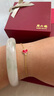 周六福（ZLF）  S925銀飾手鏈女愛(ài)心簡(jiǎn)約ins風(fēng)小眾銀飾手飾送生日禮物 手鏈鏈長(zhǎng)16+3cm 曬單實(shí)拍圖