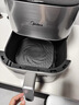 美的（Midea）新款炎烤空氣炸鍋上下雙熱源 可視大視窗多功能觸控 家用6.5L大容量不用翻面 金屬內腔MF-KZC6516 曬單實(shí)拍圖