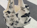鉑吶苓帆布包刺繡包單肩托特包包女款2025年海邊度假沙灘包大容量休閑 蝴蝶刺繡帆布包 曬單實(shí)拍圖