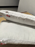 南極人（Nanjiren）枕頭一對套裝家用睡眠深度枕芯羽絲絨單人五星級酒店枕軟枕雙人枕 夢(mèng)葉草-雙邊立體普通白【2只裝】 48x74cm 曬單實(shí)拍圖