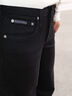 Calvin KleinJeans25春夏女士美式復古摩登潮流黑色微彈ck闊腿牛仔褲47B089G CLT-牛仔黑（R） 27 曬單實(shí)拍圖