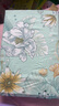 富安娜家紡床上四件套純棉 100%全棉床單 雙人加大床品 被套230*229cm 曬單實(shí)拍圖